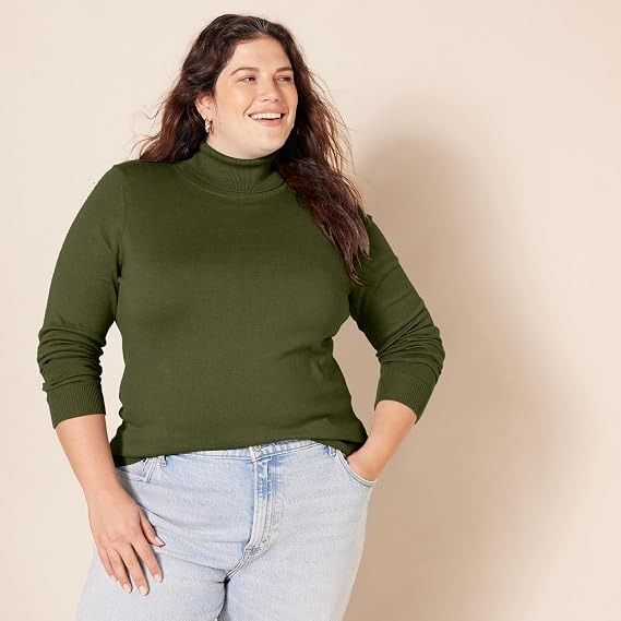 Green Turtleneck Sweater image 5
